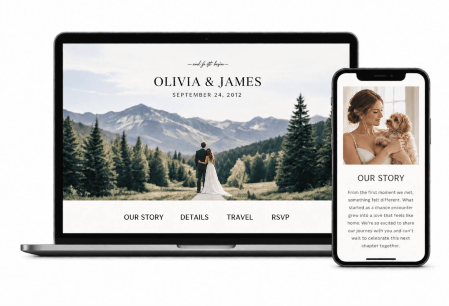 A Northern Colorado wedding website