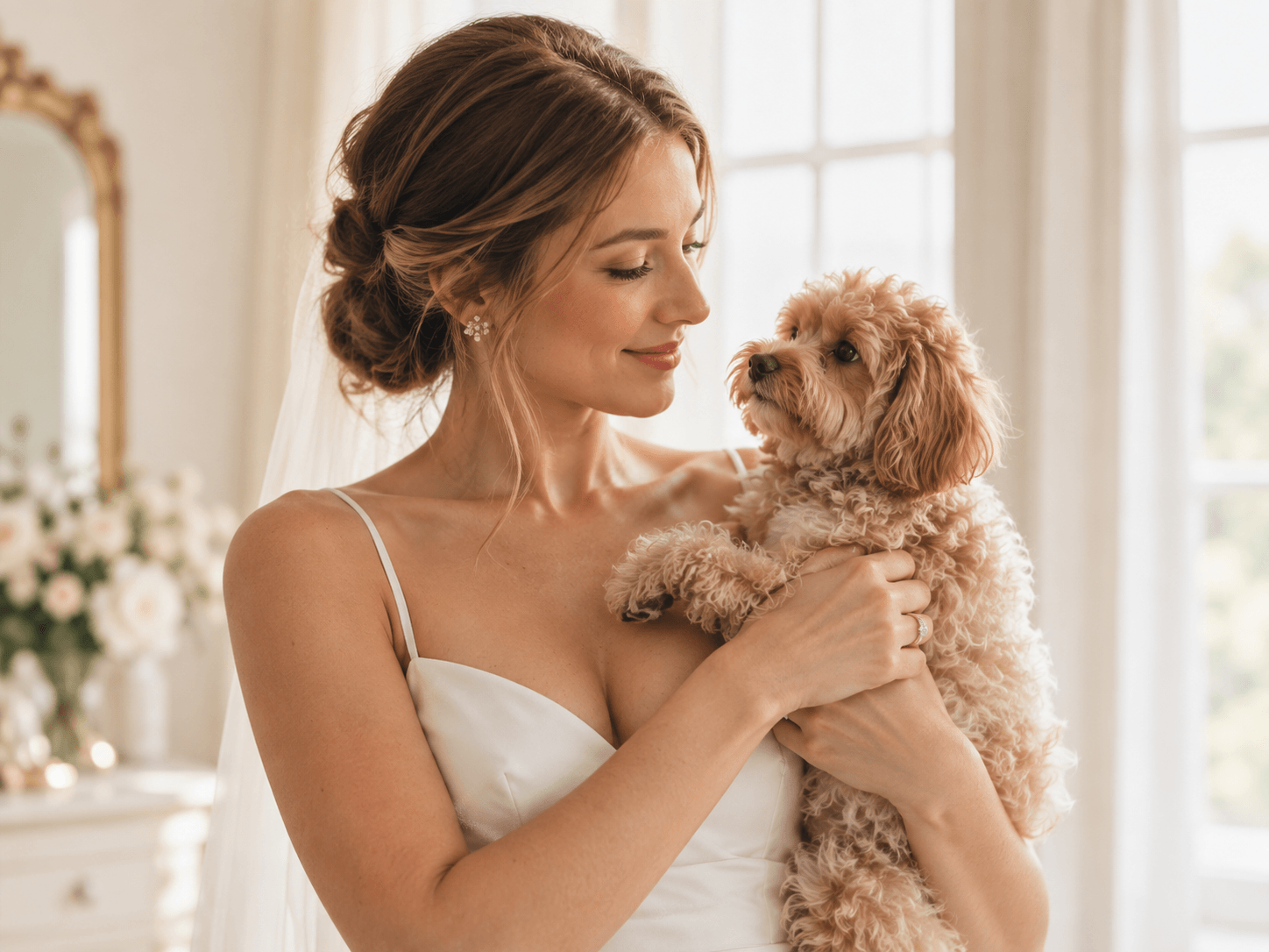 Getting ready with pooch